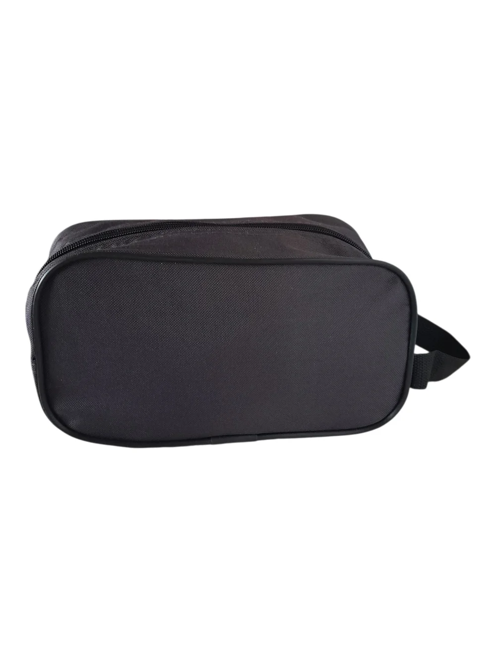 Bob Mackie Black Travel Toiletry Bag Cosmetic Pouch with Carry Handle